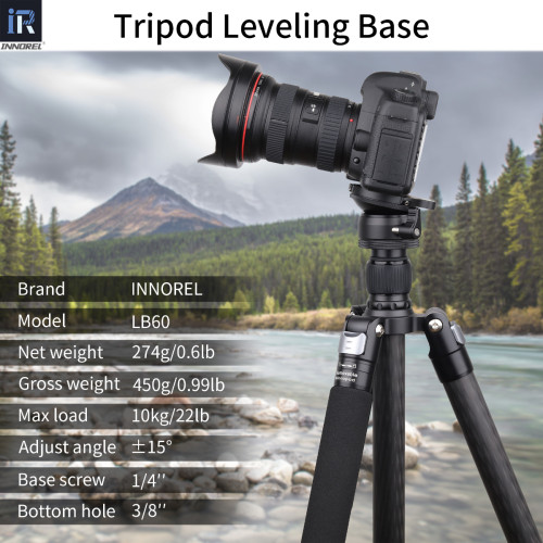 INNOREL Univeral Tripod Leveling Base LB60