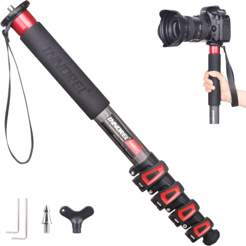 Carbon Fiber Camera Monopod with Fast Flip Lock INNOREL VM60C/VM80C