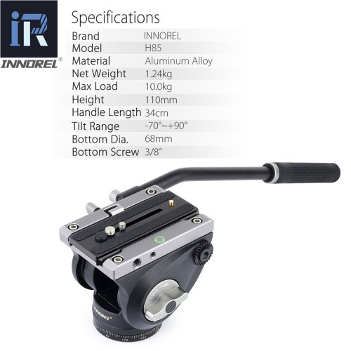 CNC Technology Video Fluid Head INNOREL H85