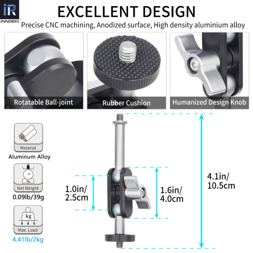 Universal Magic Arm with Dual Ball Head INNOREL ME-1