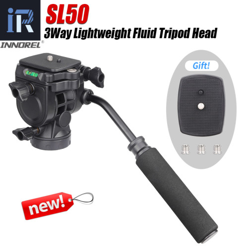 INNOREL SL50 Video Fluid Tripod Head Max Load 3kg