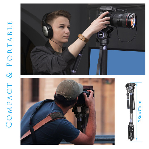 Carbon Fiber Monopod Kit-INNOREL VM70CK(Flip Lock)