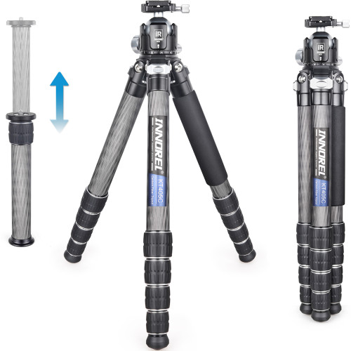 INNOREL Carbon Fiber Compact Tripod KT405C 40mm Tube