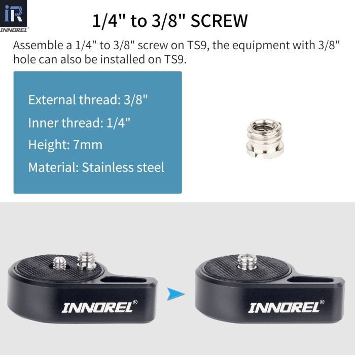 Top Speed Quick Release Plate-INNOREL TS9