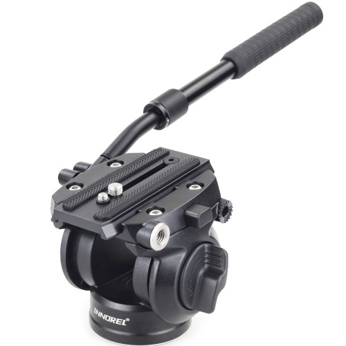 Video Tripod Head Heavy Duty Camera Fluid Drag Pan Head INNOREL H70