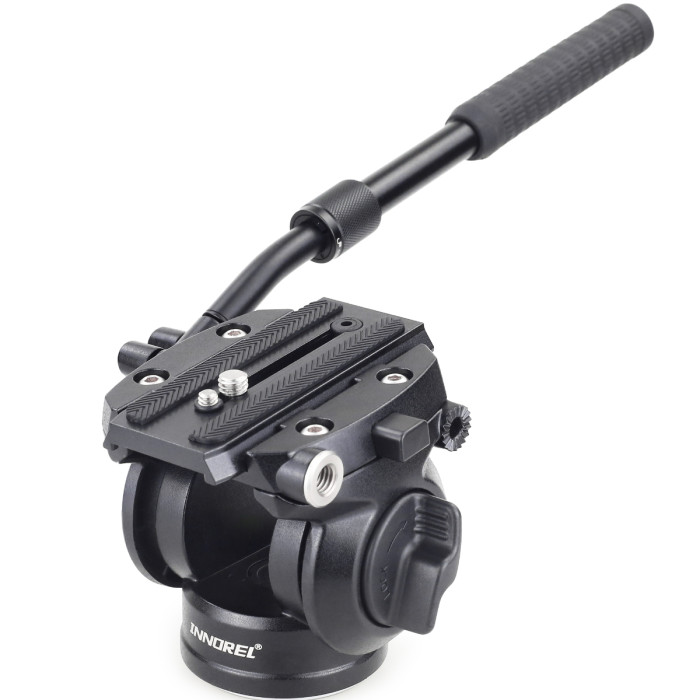 Video Tripod Head Heavy Duty Camera Fluid Drag Pan Head INNOREL H70