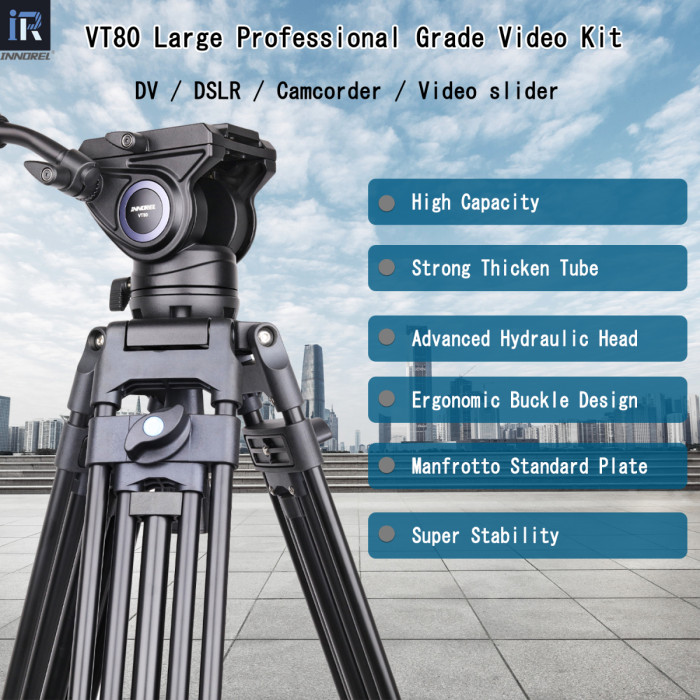 INNOREL VT80 Professional Video Tripod Kit