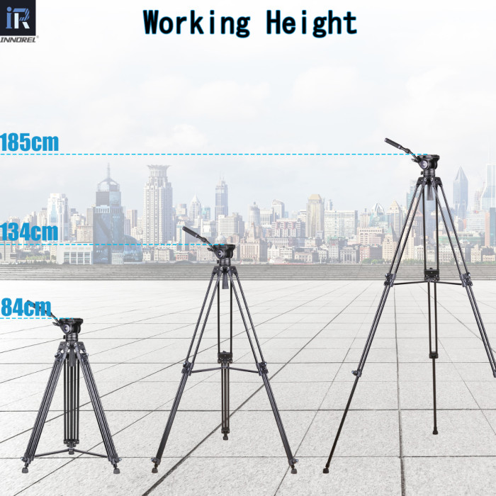 INNOREL VT80 Professional Video Tripod Kit