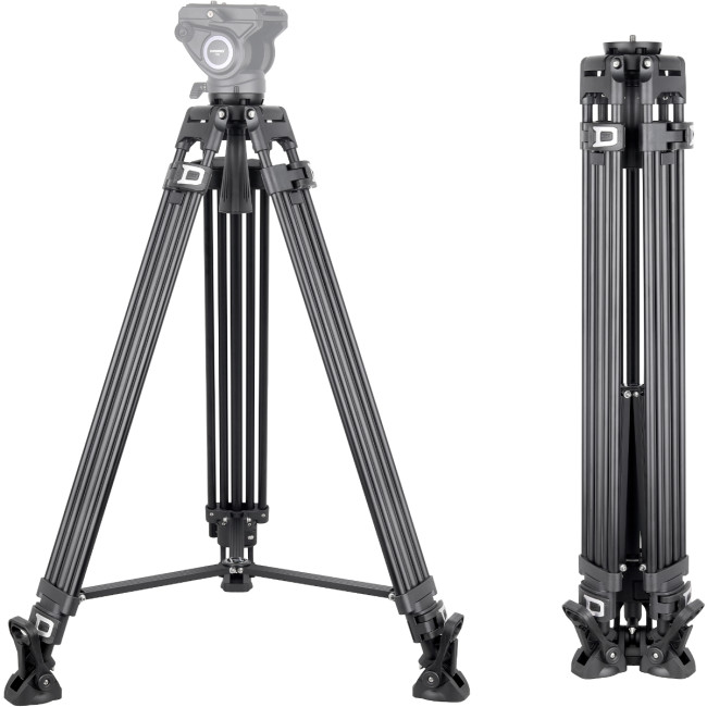 INNOREL VF80 Professional Heavy Video Aluminum Tripod