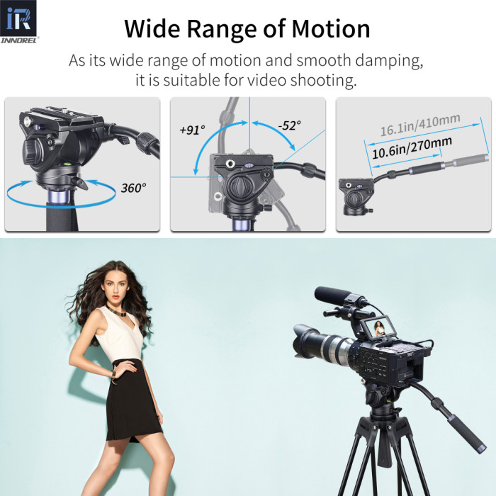 INNOREL VT80 Professional Video Tripod Kit