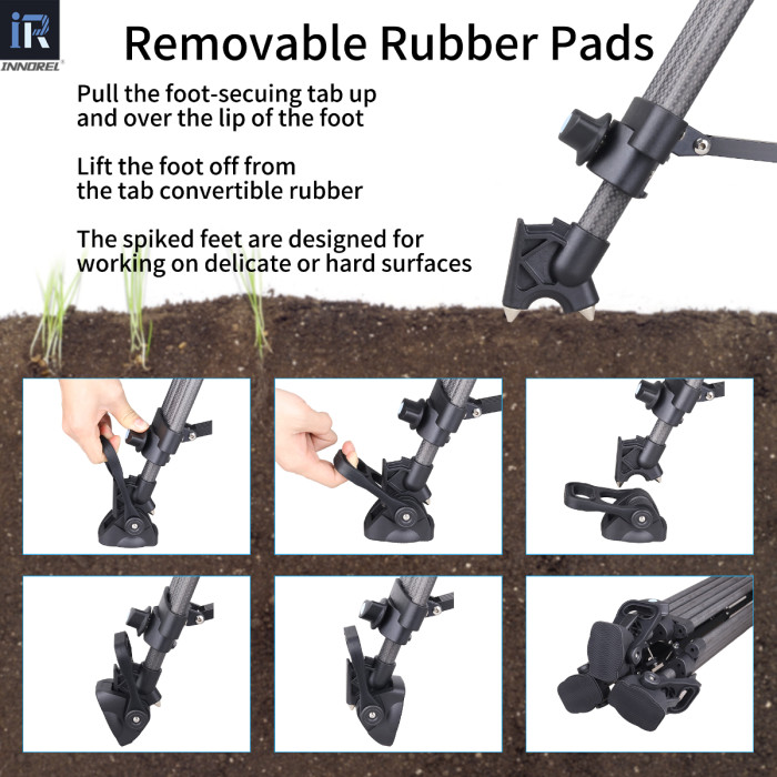 VT80C Professional Carbon Fiber Video Tripod