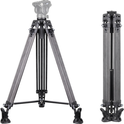 VT80C Professional Carbon Fiber Video Tripod