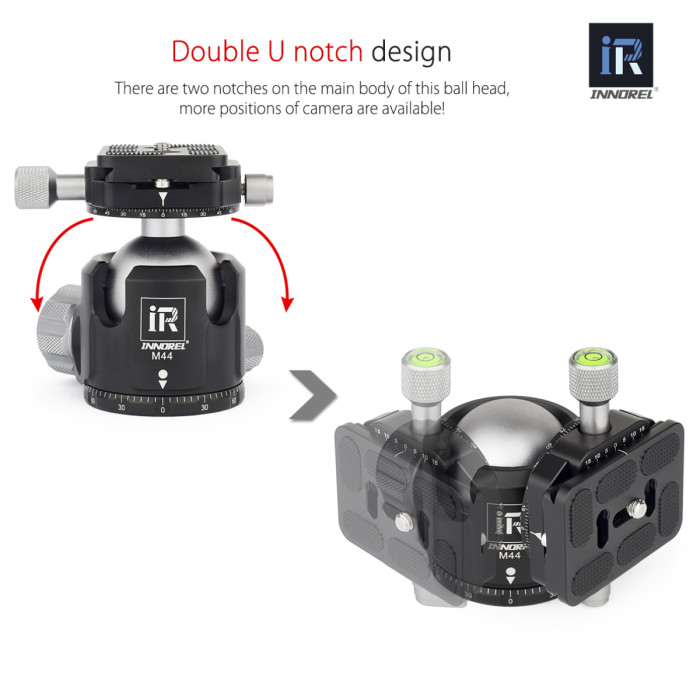 M36/M44/M52 Low Center Gravity Panoramic Ball Head