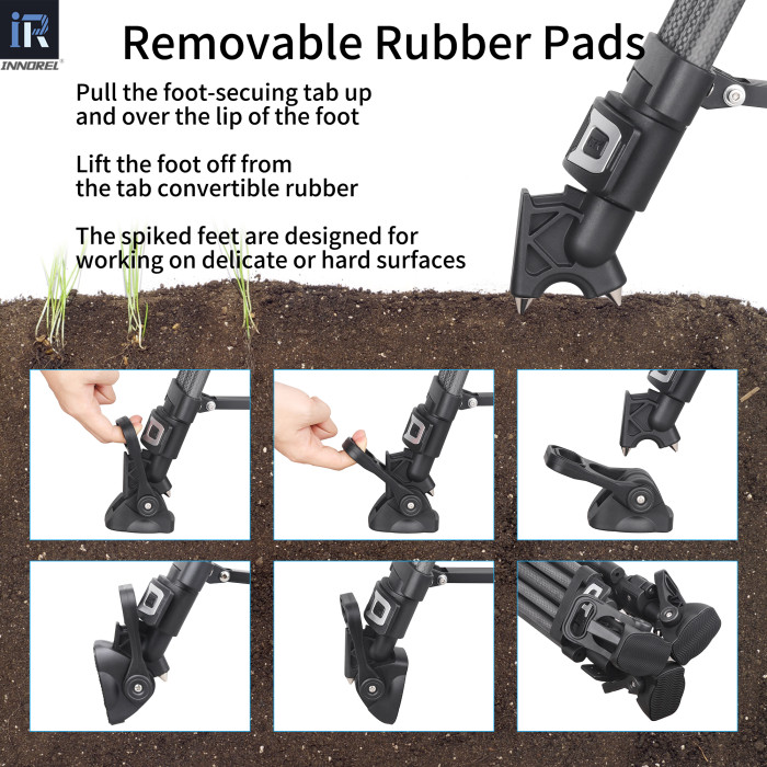 Europe Used VF80C Professional Carbon Fiber Video Tripod