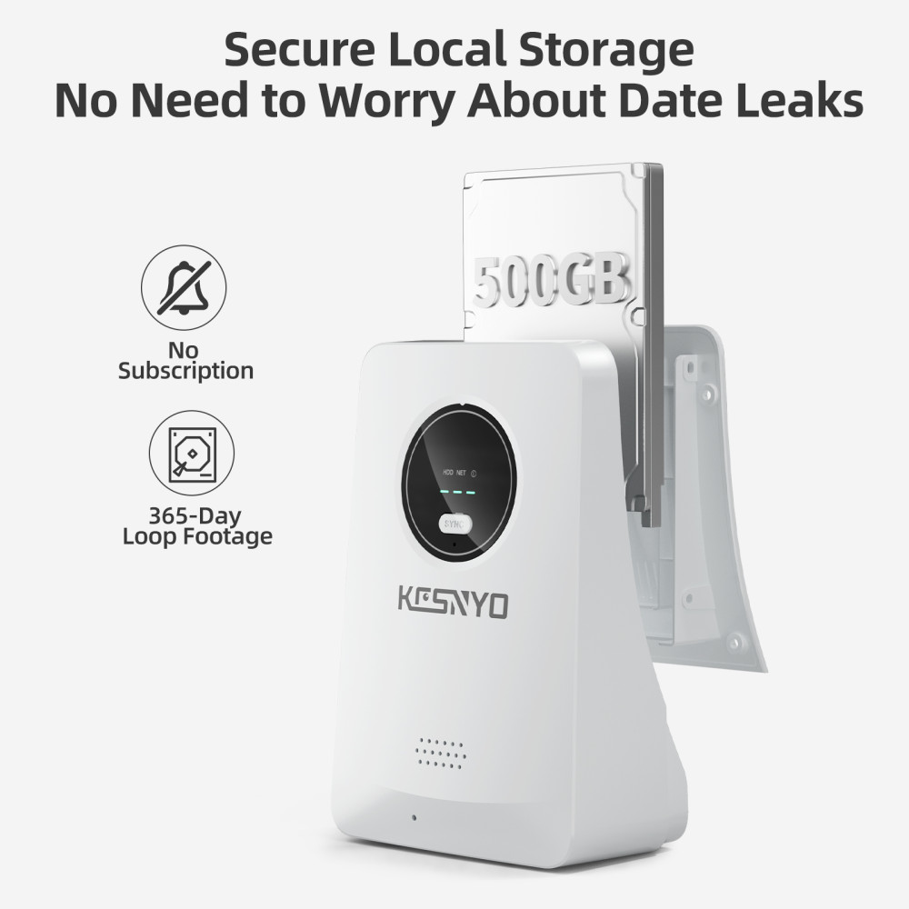 Solar Security Cameras Wireless Outdoor, 4MP Solar Powered, 8 Cam kit, Color Night Vision, 360° PTZ, 1TB HDD Local Recording, No Monthly Fees