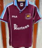 1999-2000 West Ham Home Retro Soccer Jersey