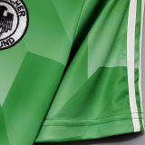 1988 Germany Away Green Retro Soccer Jersey