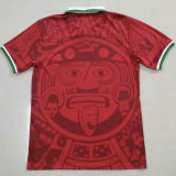 1998 Mexico Red Retro Soccer Jersey