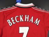 1998-1999 M Utd Home Retro Soccer Jersey Shirt