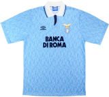 1991-1992 Lazio Home Blue Retro Soccer Jersey