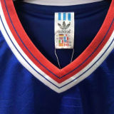 1986-1988 M Utd Away Blue Retro Soccer Jersey
