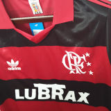 1990 Flamengo Home Retro Soccer Jersey
