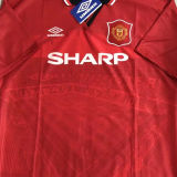 1994/96 M Utd Home Retro Soccer Jersey