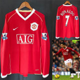 2006-2007 M Utd Home Retro Soccer Jersey