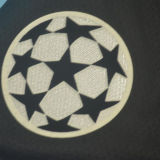 2007-08 M Utd Away Black Long Sleeve Retro Soccer Jersey