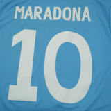 1987/88 Napoli Home Blue Retro Soccer Jersey