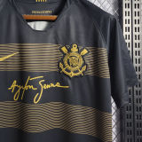 2019/20 Corinthians Third Black Retro Soccer Jersey