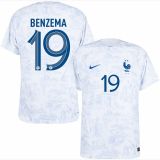 2023/24 France Away White Player Soccer Jersey
