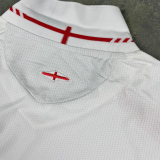 2006 England Home White Retro Soccer Jersey
