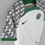 2022/23 Nigeria Away White Fans Soccer Jersey