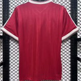 1983 M Utd Home Red Retro Soccer Jersey