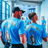 2022/23 Man City Home Blue Player Version Soccer Jersey
