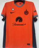 2023/24 In Milan 1:1 Quality Orange Fans Soccer Jersey