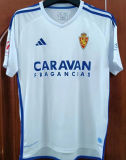 2023/24 Zaragoza Home White Fans Soccer Jersey