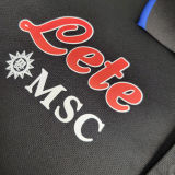 2023 Napoli Black POLO Jersey