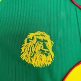 1998 Cameroun Home Green Retro Soccer Jersey