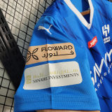 2023/24 Al Hilal SFC Home Blue Fans Soccer Jersey 利雅得新月