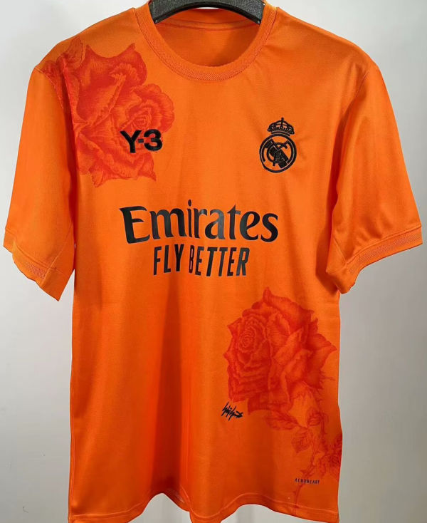 2024/25 RM x Y3 Orange Fans Soccer Jersey