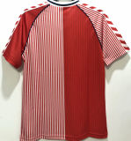 1986 Denmark Home Red Retro Soccer Jersey