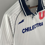 1994/95 Universidad de Chile Away White Retro Soccer Jersey