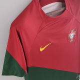 2022/23 Portugal 1:1 Quality Home Red Fans Soccer Jersey