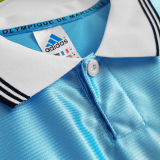 1998/1999 Marseille Away Blue Retro Soccer Jersey