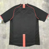 RONALDO #7 2007-08 M Utd Away Black Retro Jersey 欧冠字体右袖欧冠球 ★★