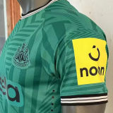 2023/24 Newcastle Away Green Player Version Soccer Jersey