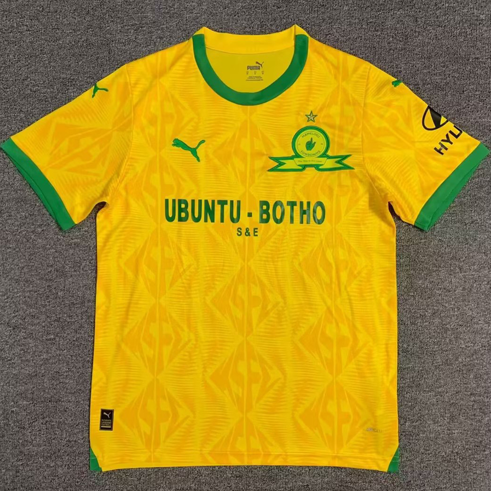 2023 24 Mamelodi Sundowns Yellow Fans Soccer Jersey 2023 24 Mamelodi Sundowns Yellow Fans Soccer Jersey