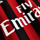 2013/14 AC Milan Home Retro Long Sleeve Soccer Jersey